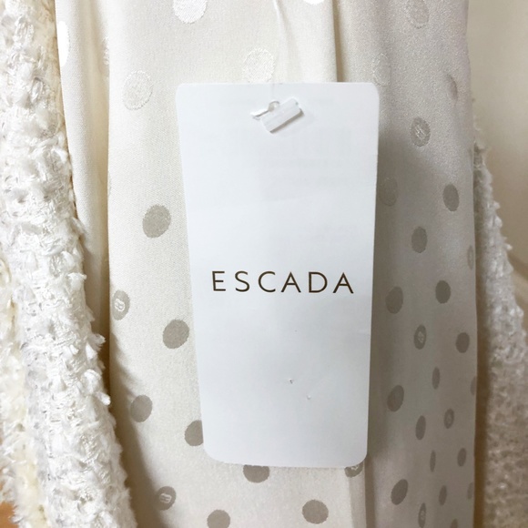 🆕 Escada Cream Blazer and Skirt Suit - Picture 4 of 8
